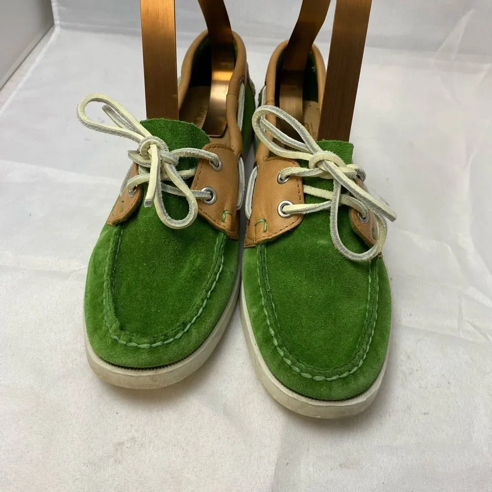 SEBAGO DOCKSIDES 7 men's Green suede